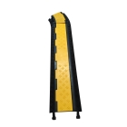 Kabelbrücke, 1t, Eckstück 30° – 250×50 mm, gelb-schwarz