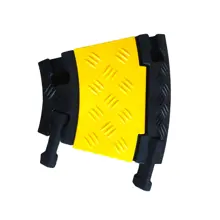 Kabelbrücke, 1t, Eckstück 30° – 250×50 mm, gelb-schwarz