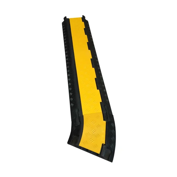 Kabelbrücke, 1t, Kreuzverbinder – 250×250×50 mm, gelb-schwarz