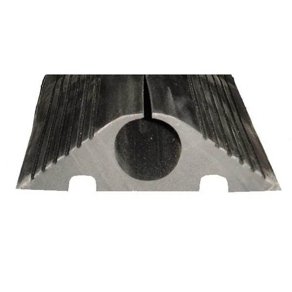 Kabelbrücke, 40 t – 4000×170×50 mm, schwarz