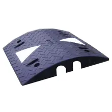 Kabelbrücke, 5 km/h, 40 t – 500×500×80 mm, schwarz