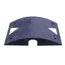 Kabelbrücke, 5 km/h, 40 t – 800×500×150 mm, schwarz