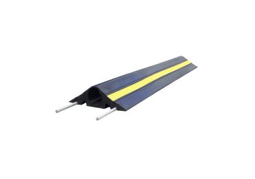 Kabelbrücke, 5 km/h, 40t – 1000×240×70 mm, gelb-schwarz