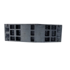 Kabelbrücke, 5 km/h, 40t – 1000×300×135 mm, schwarz