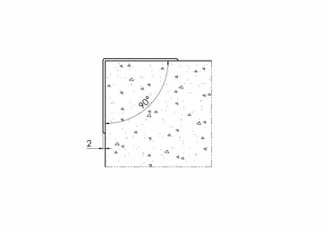 Kantenschutzprofil 90° – PVC