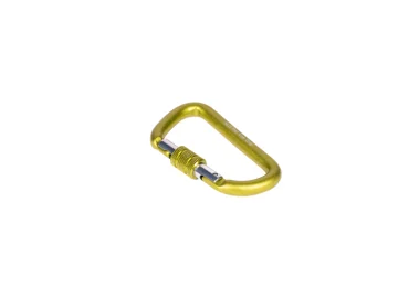Karabiner NLG mit 5 kg Tragfähigkeit, klein – Metall, gold, 30×65 mm
