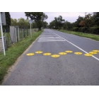 Kleine Bremsschwelle Berliner Kissen, Retarder 20km/h, gelb