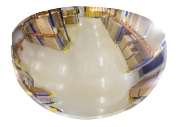 Konvexer Spiegel Premium – Acrylat, Winkel 180°