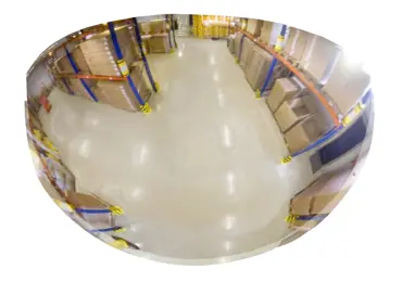 Konvexer Spiegel Premium – Acrylat, Winkel 180°