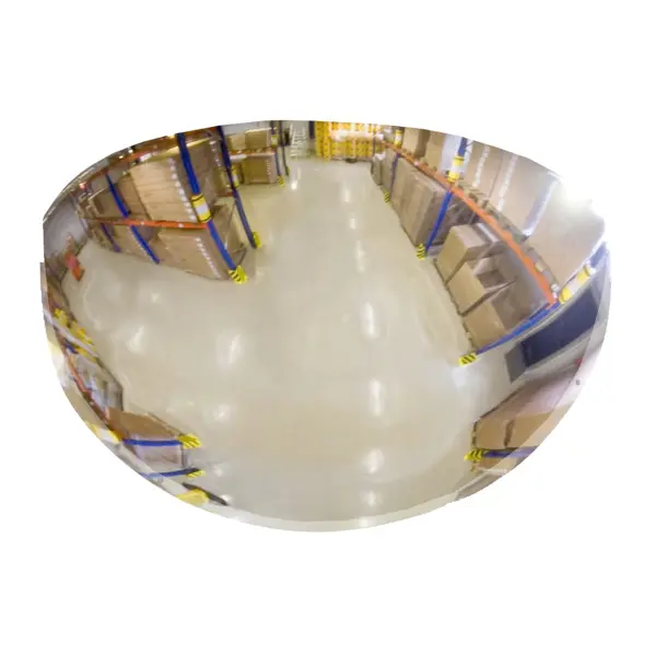 Konvexer Spiegel Premium – Acrylat, Winkel 90°, D.60 cm