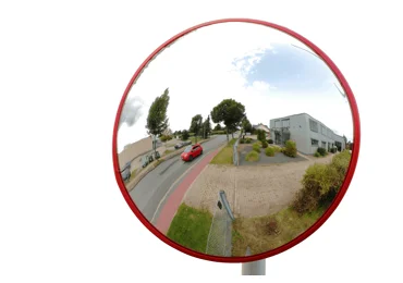 Konvexer Verkehrsspiegel Premium Subway, Winkel 180°– Polycarbonat, D.60 cm