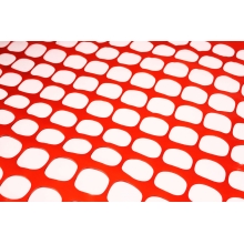 Kunststoff-Baunetz Baunet Economic – orange, 1,5×50m