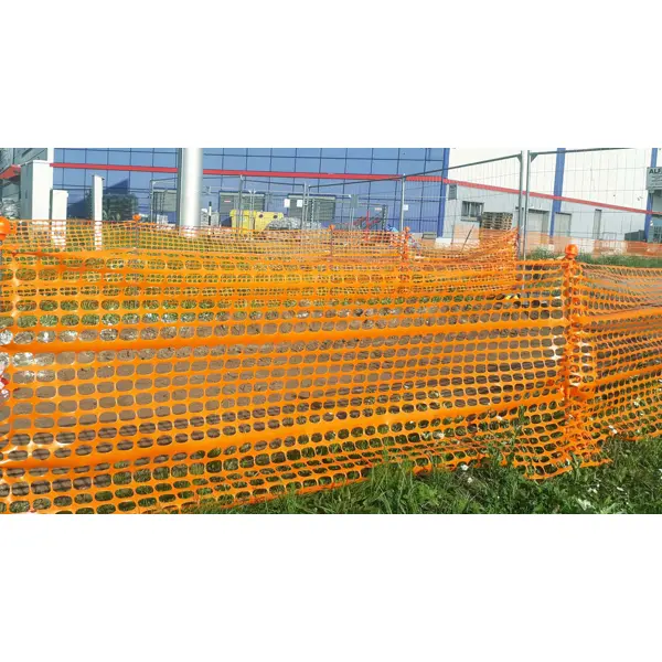 Kunststoff-Baunetz Baunet Economic – orange, 1,8×50 m
