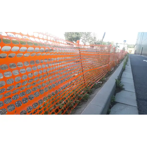 Kunststoff-Baunetz Baunet Economic – orange, 1×50 m