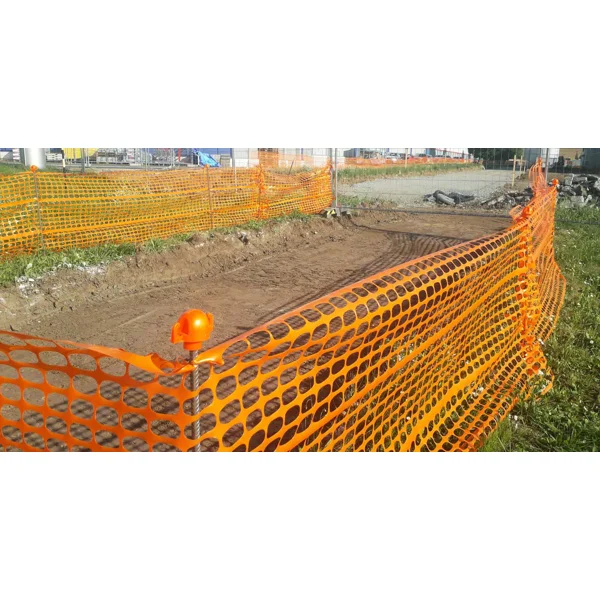 Kunststoff-Baunetz Baunet Economic – orange, 1×50 m