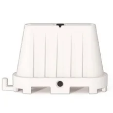 Kunststoff-Leitwand Economic 70 – weiß, 1000×400×700 mm