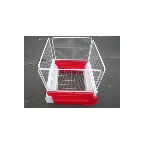 Kunststoff-Schutzplanke Nova Baufence – MDPE, rot, 800×520×2000 mm