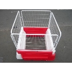 Kunststoff-Schutzplanke Nova Baufence – MDPE, weiß, 800×520×2000 mm