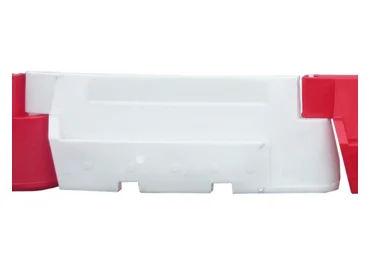 Kunststoff-Schutzplanke Nova Baufence – MDPE, weiß, 800×520×2000 mm