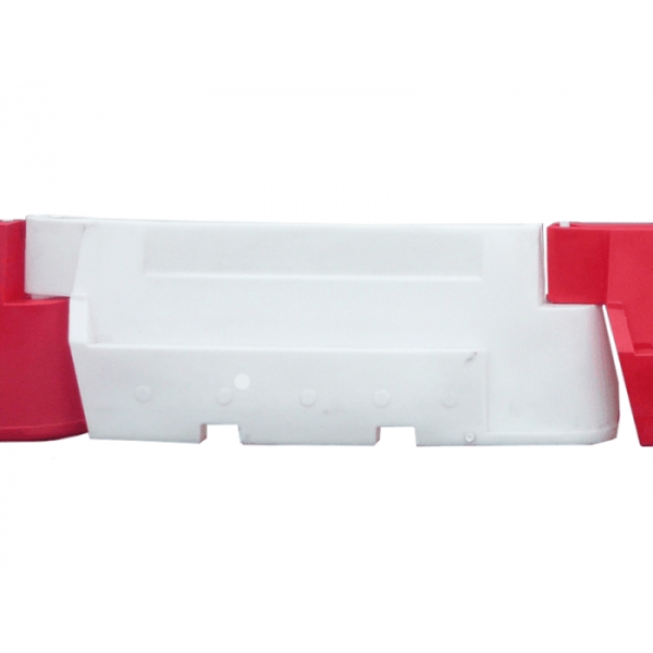 Kunststoff-Schutzplanke Nova Baufence – MDPE, weiß, 800×520×2000mm