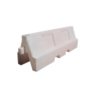 Kunststoff-Schutzplanke Standard Heavy – PE, weiß, 550×650×2000mm