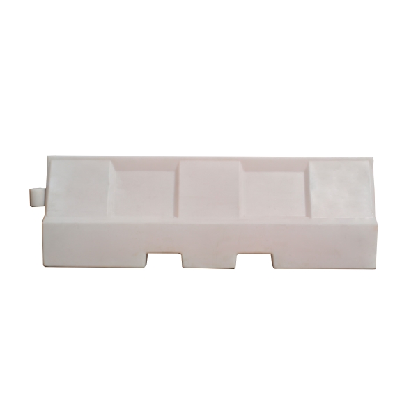 Kunststoff-Schutzplanke Standard Heavy – PE, weiß, 550×650×2000mm