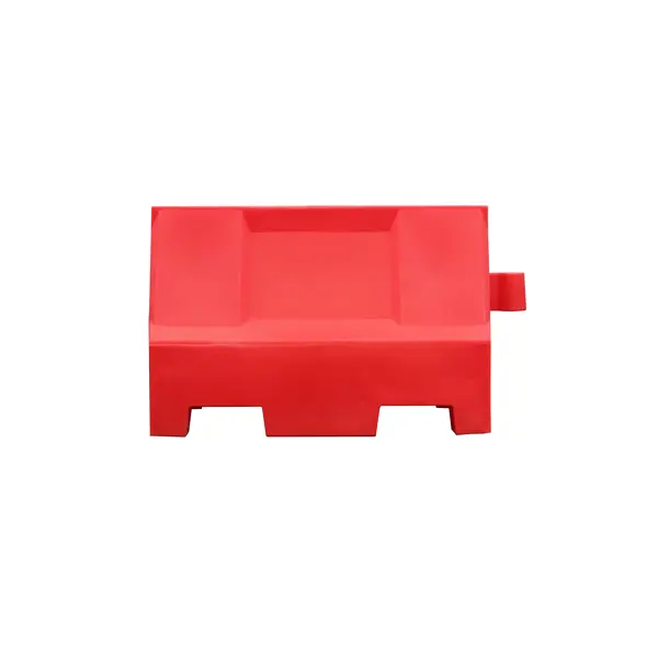 Kunststoff-Schutzplanke Standard – PE, rot, 555×400×1000 mm