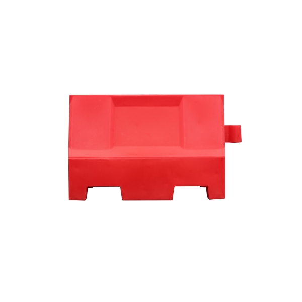 Kunststoff-Schutzplanke Standard – PE, rot, 555×400×1000mm