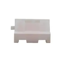 Kunststoff-Schutzplanke Standard – PE, weiß, 555×400×1000 mm