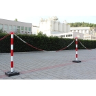 Kunststoffkette – rot-weiß, 25m×7,5mm