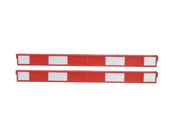 Kunststoffplatte mit Reflexstreifen, 2er-Pack