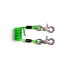 Kurzes NLG Lanyard mit 3 kg Tragfähigkeit – Kunststoff, grün, Länge 40 mm