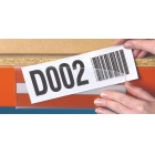 Magnetische Leiste, Etikettenhalter, Typ V – 80×200 mm, 50er-Pack