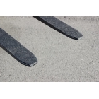 Magnetischer Antirutsch-Gabelzinkenschutz – schwarz, 1000×80×4 mm, Paar