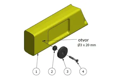 Magnetisches Schließset für selbstschließendes Sicherheitstor SafeGate