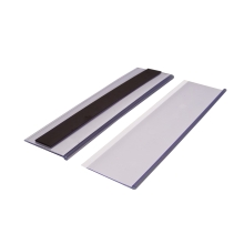 Magnetleiste, Etikettenhalter, Typ V – 54×200 mm, 50er-Pack