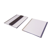 Magnetleiste, Etikettenhalter, Typ V – 80×100 mm, 100er-Pack