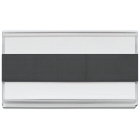 Magnetleiste, Etikettenhalter, Typ V – 80×200 mm, 50er-Pack