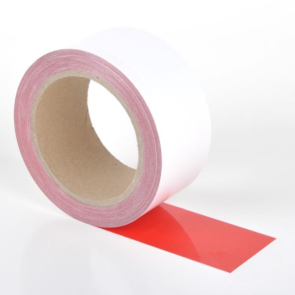 Markierung für Gefrieranlagerung WT-5020 mit Antirutsch-Oberfläche – Folie, rot, 50 mm × 5 m
