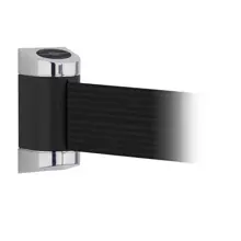 MIDI Plus Wandkassette, Chromabdeckung – schwarzes Band 2 m (B. 150 mm)