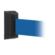 MIDI Plus Wandkassette, schwarz – blaues Band 2 m (B. 150 mm)