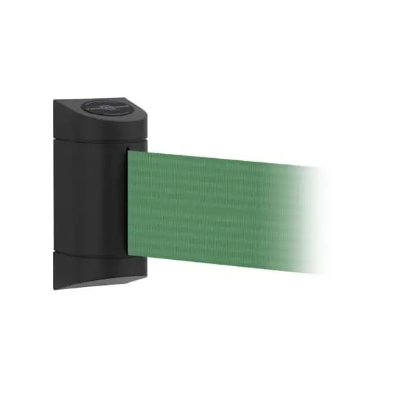 MIDI Plus Wandkassette, schwarz – grünes Band 2 m (B. 150 mm)