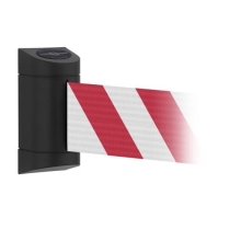 MIDI Plus Wandkassette, schwarz – rot-weißes Band 2 m (B. 150 mm)