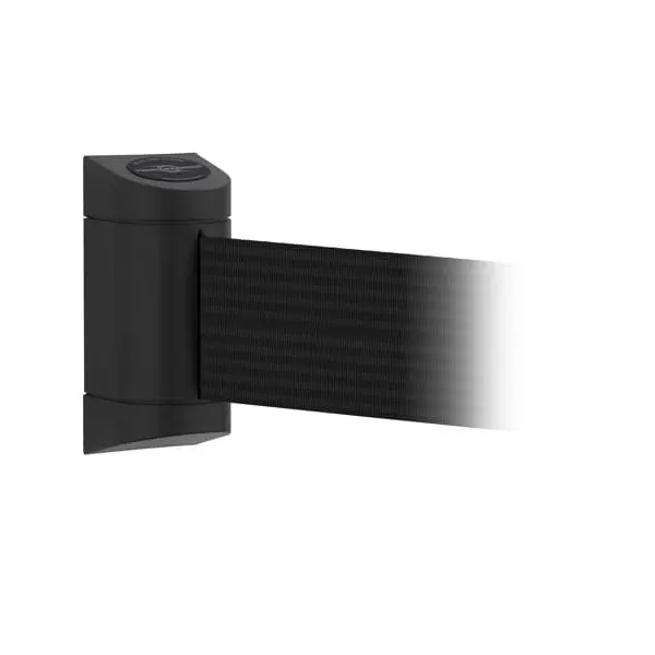 MIDI Plus Wandkassette, schwarz – schwarzes Band 2 m (B. 150 mm)