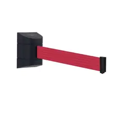 MIDI Wandkassette, schwarz – 4,6 m Band, rot