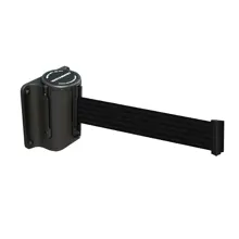 Mini Wandkassette, schwarz – schwarzes Band 2,3 m