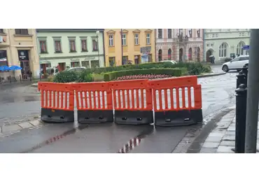 Mobile Kunststoffabsperrung, Strong Wall 1000