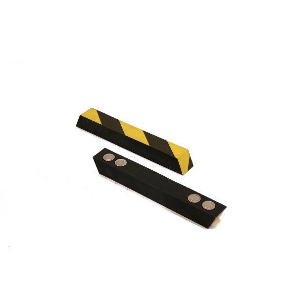 Mobile magnetische Stoßstange für Flurfördertechnik Bumper Medium, gerade – 400×50×50mm
