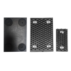 Mobile magnetische Stoßstange für Flurfördertechnik mit Gummiborsten – 150×100×30mm