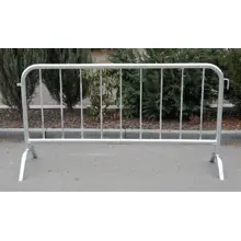 Mobile Metallabsperrung CLASSIC BARRIER – Länge 250 cm, Profil 28